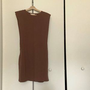 VICI Collection Taupe Shift Dress